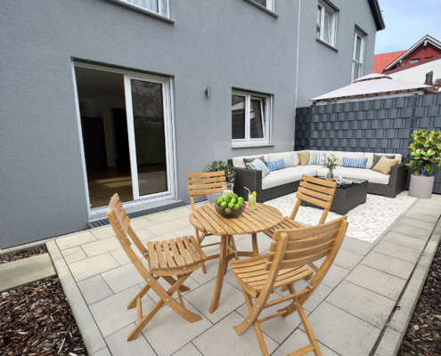 Terrasse möbliert
