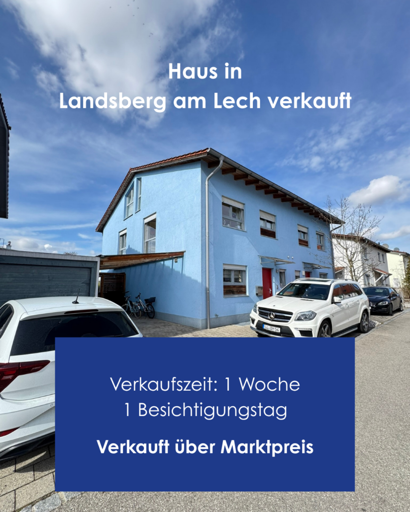 Haus in Landsberg am Lech verkauft